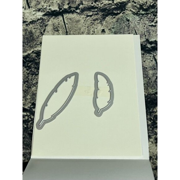 Stampin Up FOUR FEATHERS Stamp Set & FEATHERS Die Set - Picture 10 of 15